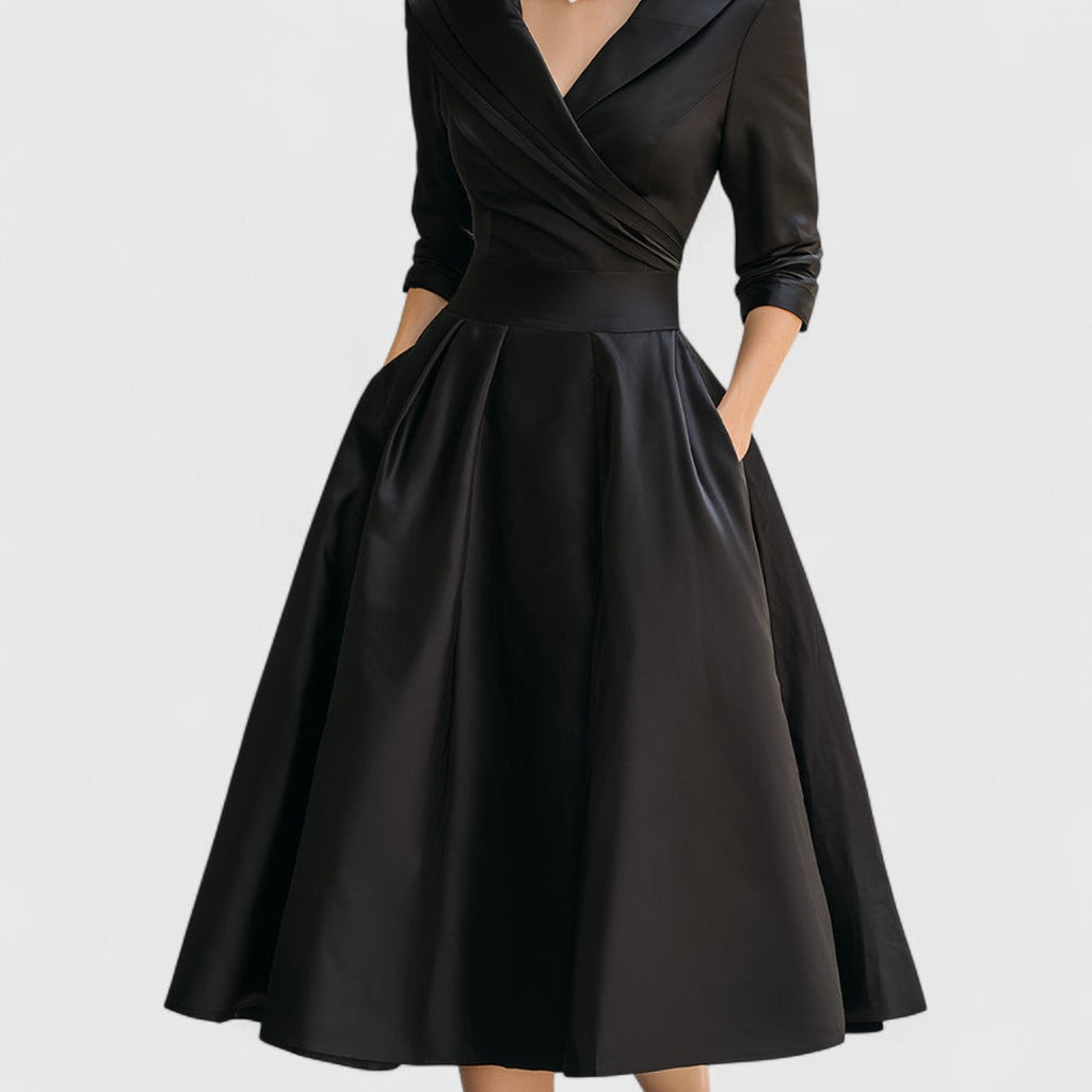 Manon - V-Neck Midi Dress