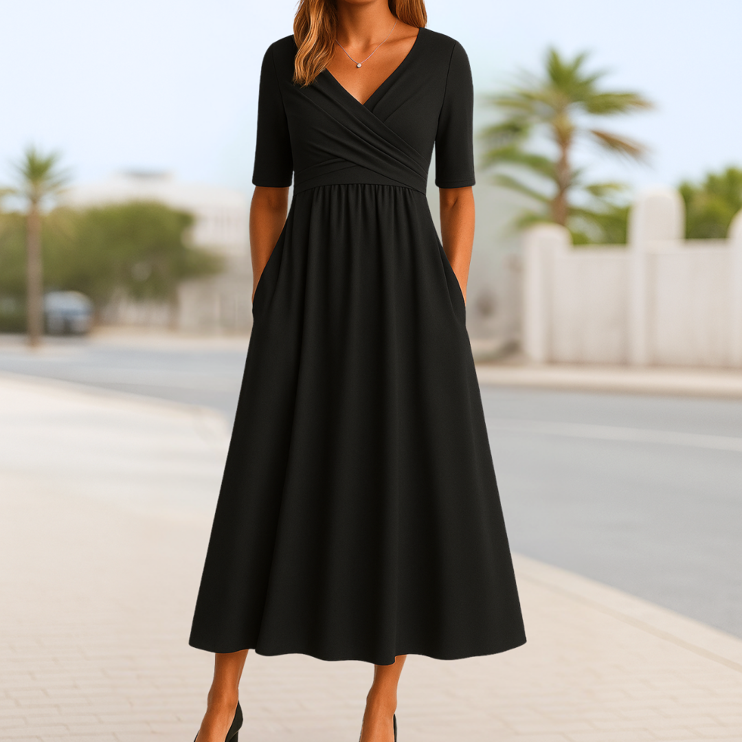 Jasmine - Elegant Midi Dress