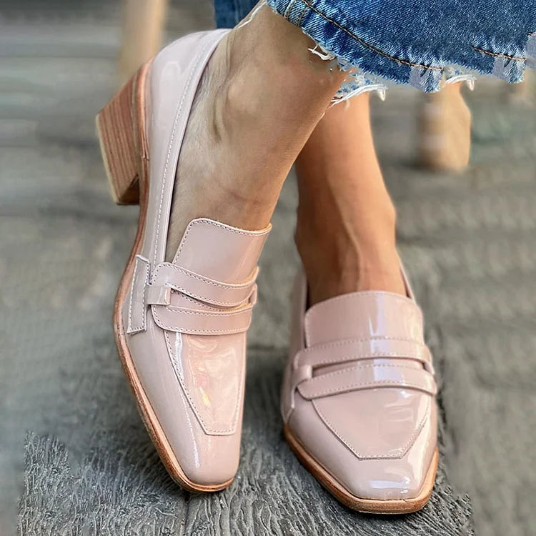 Eden - Mocassins With WIde Heel Shiny