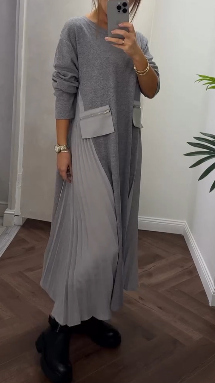 Isaure - Pleated Maxi Dress