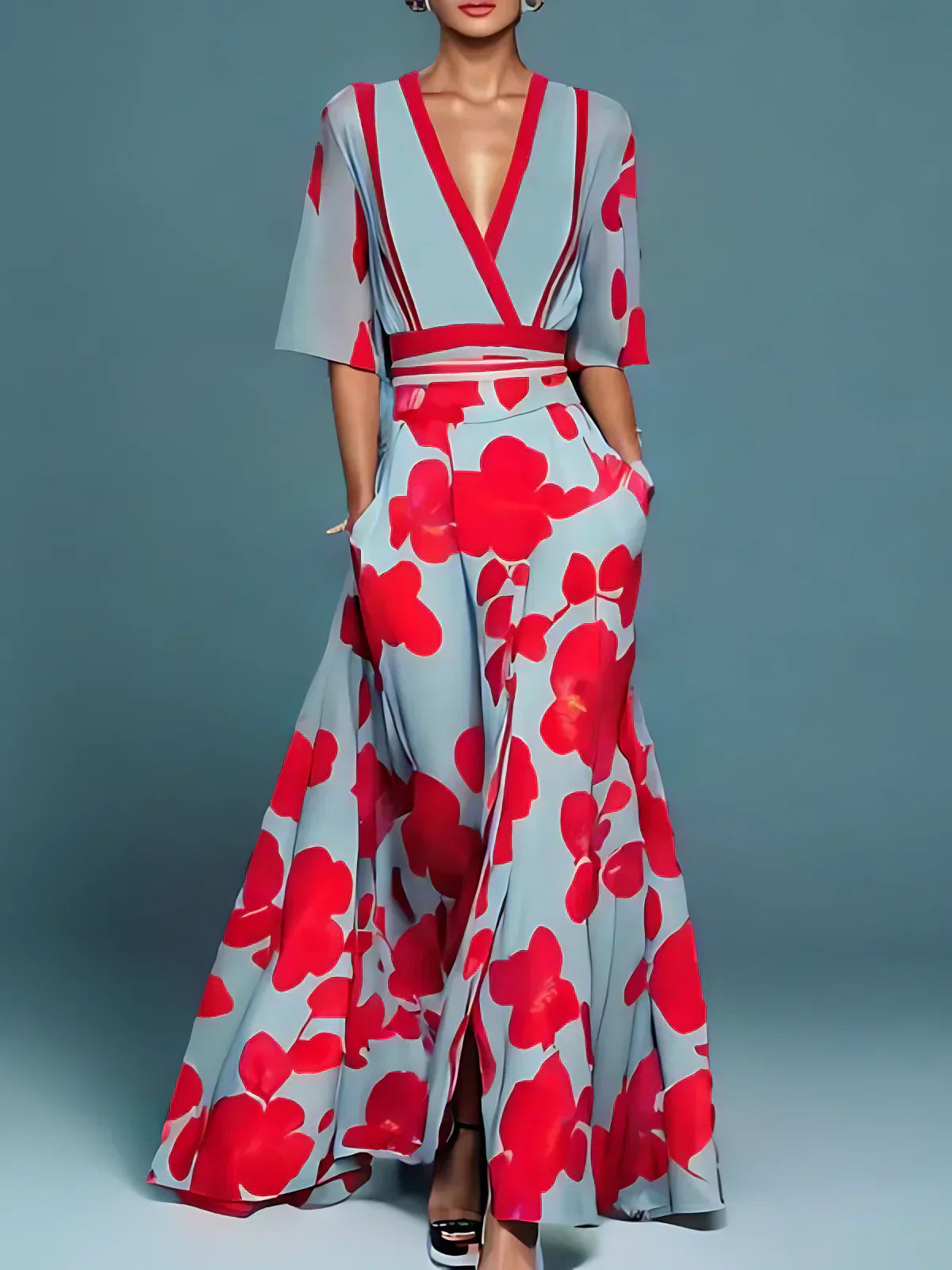 Colette - Printed Maxi Dress