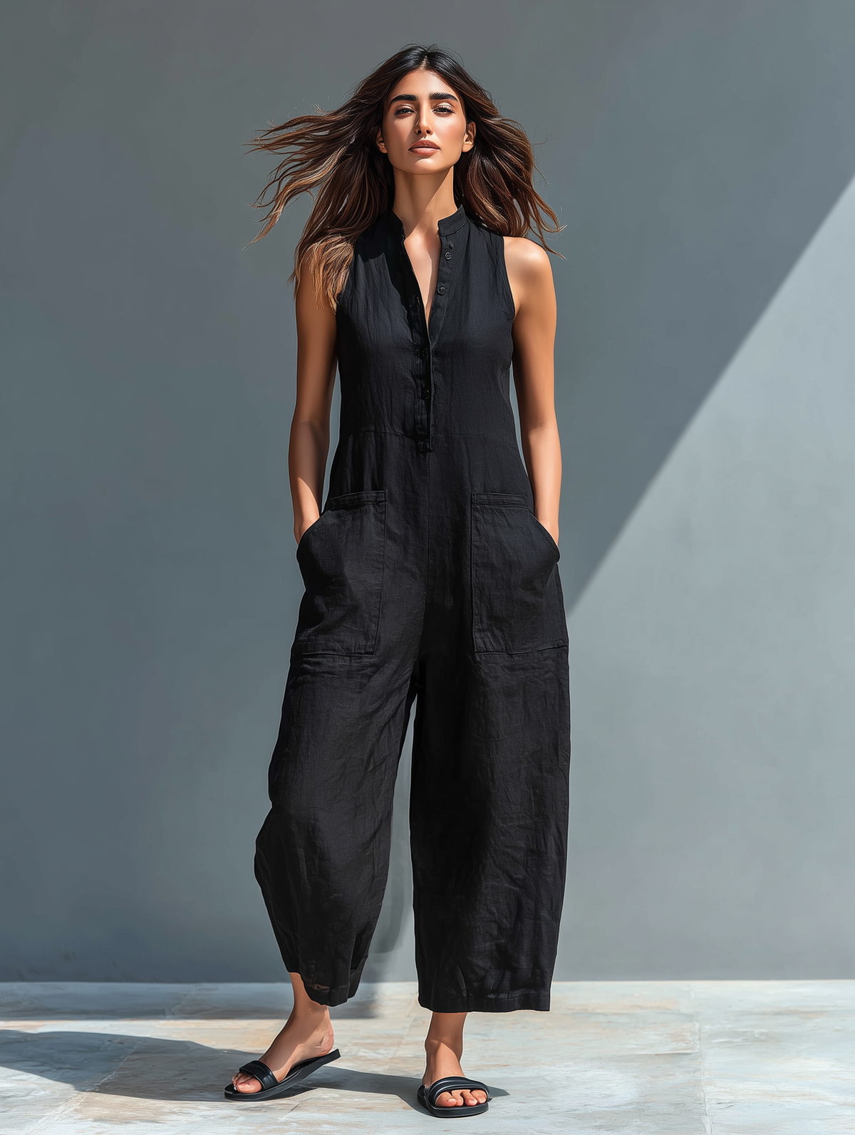 Lucy - Sleeveless Jumpsuit