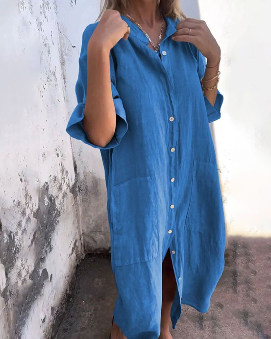 Camille - Oversized Shirt Dress