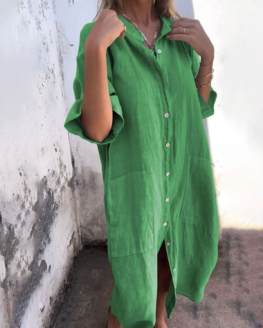 Camille - Oversized Shirt Dress