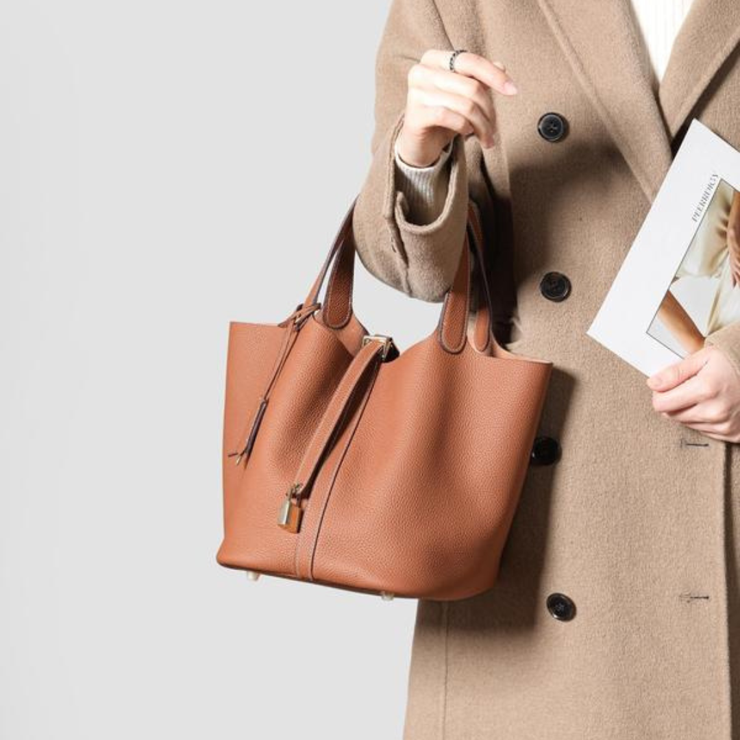 Kate - Pebbled Lock Bag