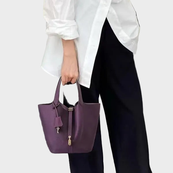 Kate - Pebbled Lock Bag