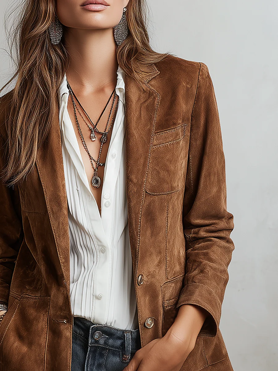 Verona - Vintage Suede Jacket