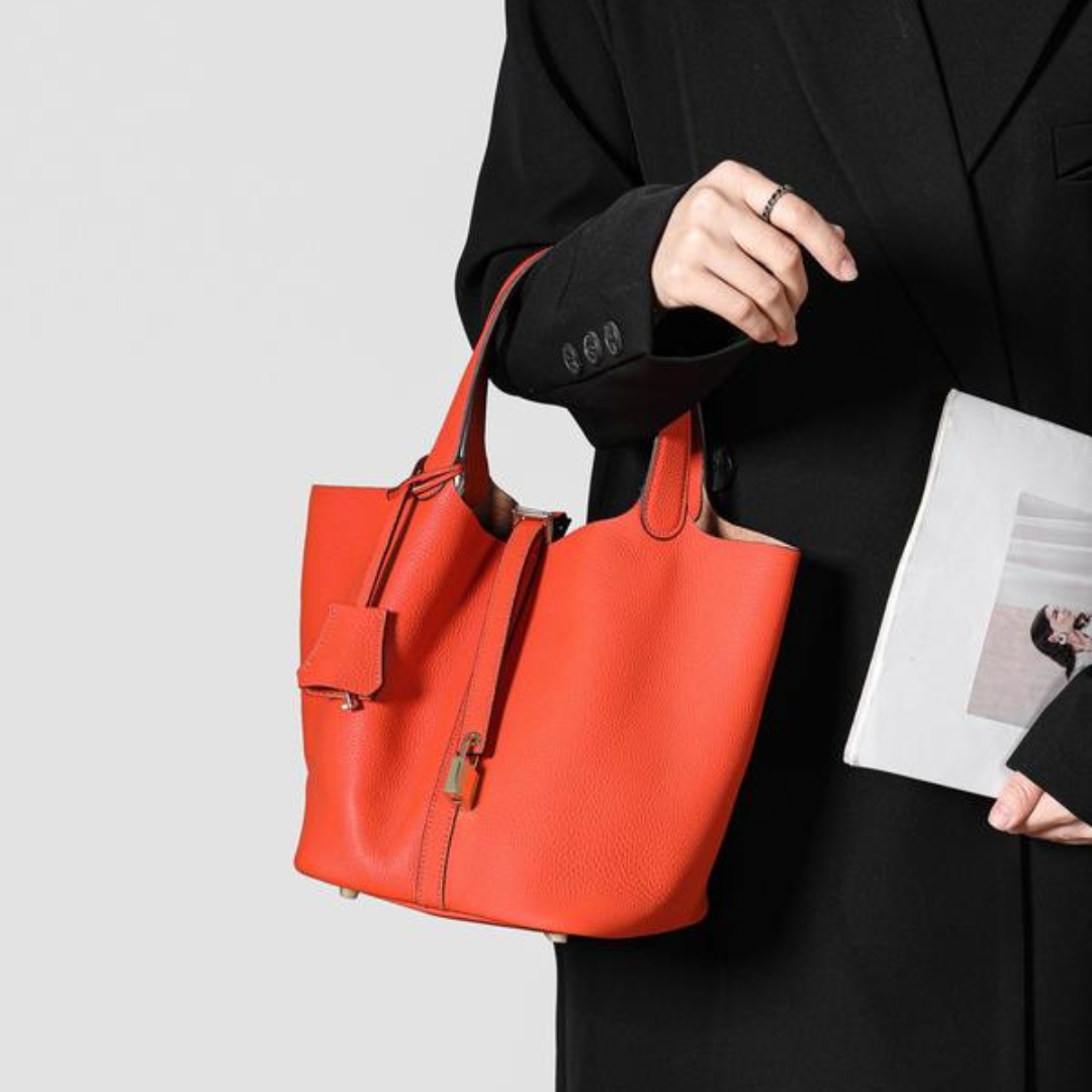 Kate - Pebbled Lock Bag