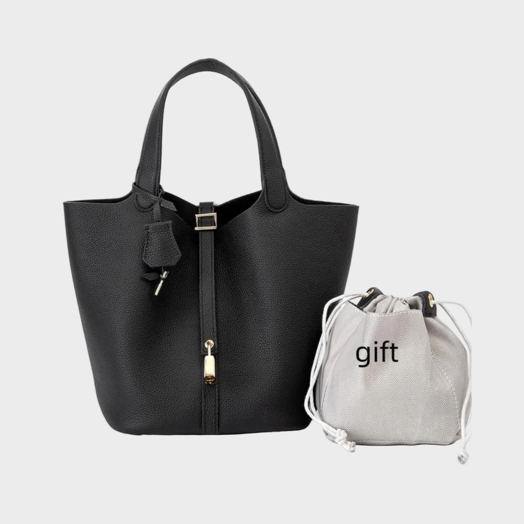 Kate - Pebbled Lock Bag