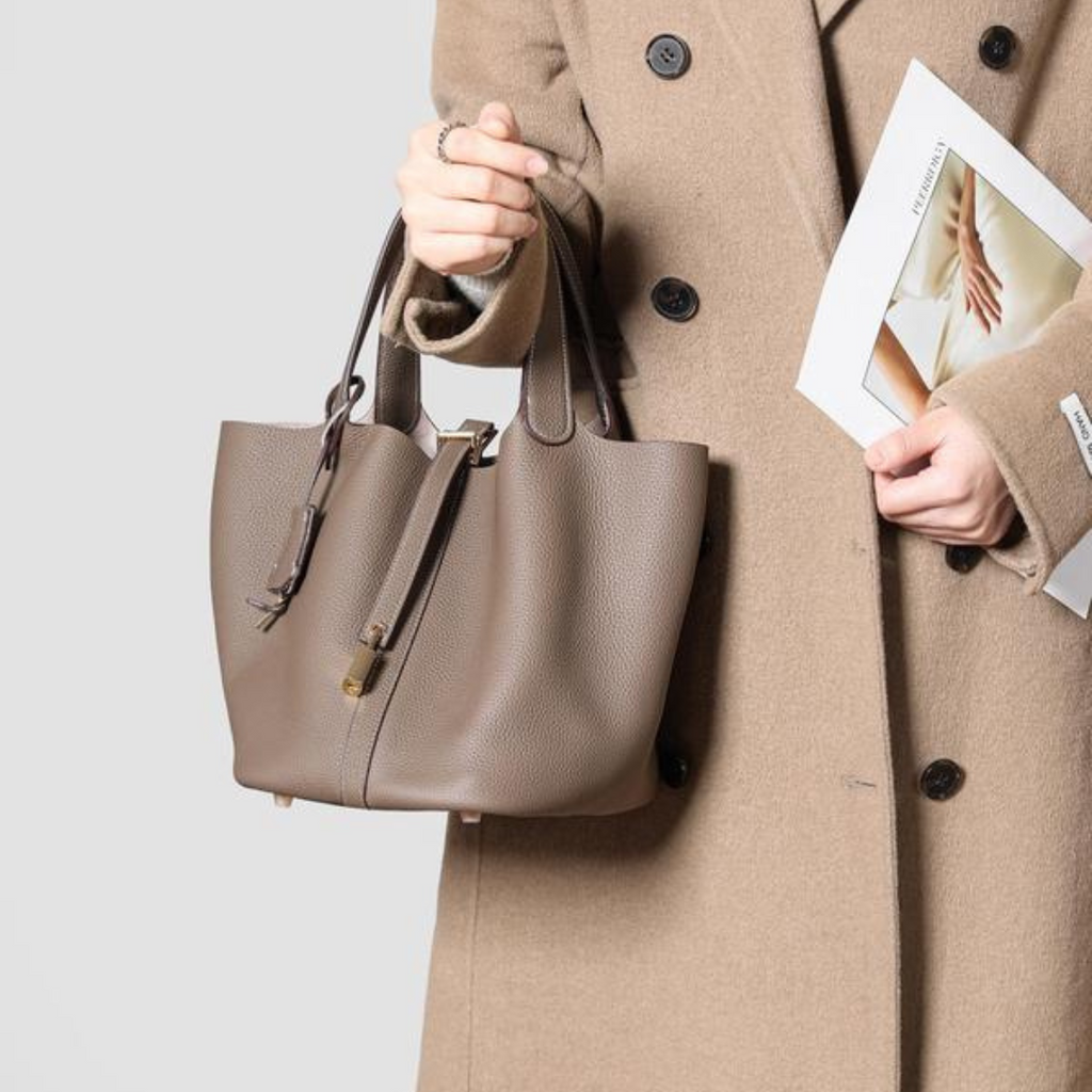 Kate - Pebbled Lock Bag