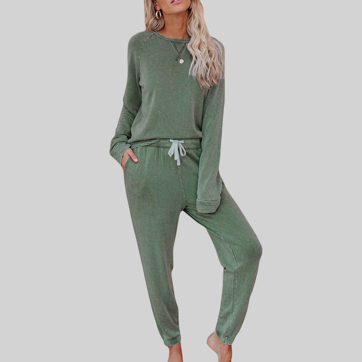 JOCELYN™ | Casual Long Sleeve and Sweatpants Set