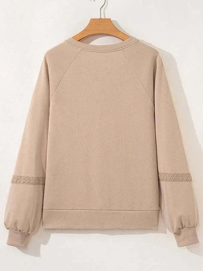 Sam | Women's Casual Loose Lace Patchwork Sweatshirt