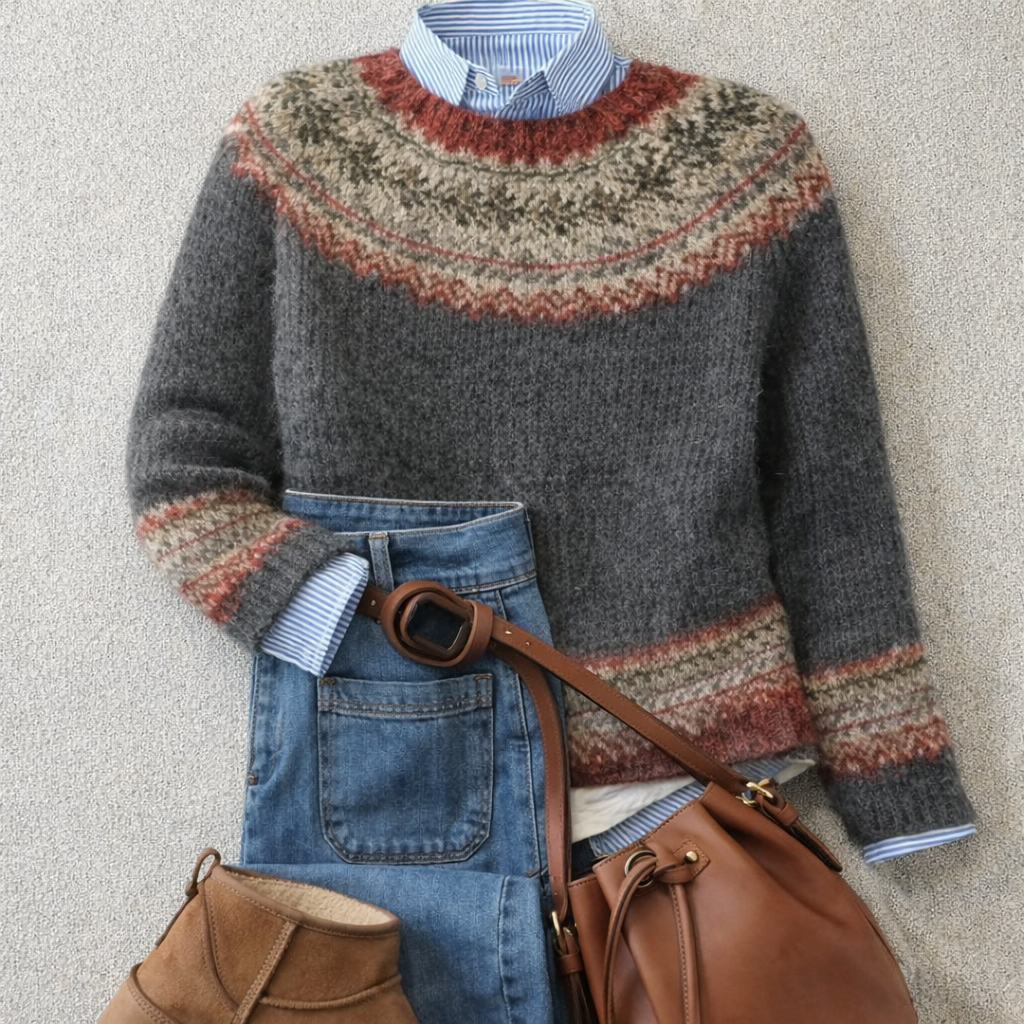 Lauren - Nordic Knit Sweater