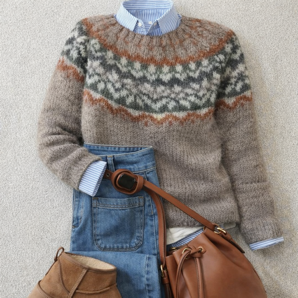 Ashley - Nordic Knit Sweater