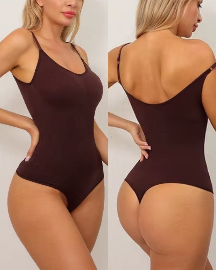 Elegant Contouring Thong Bodysuit