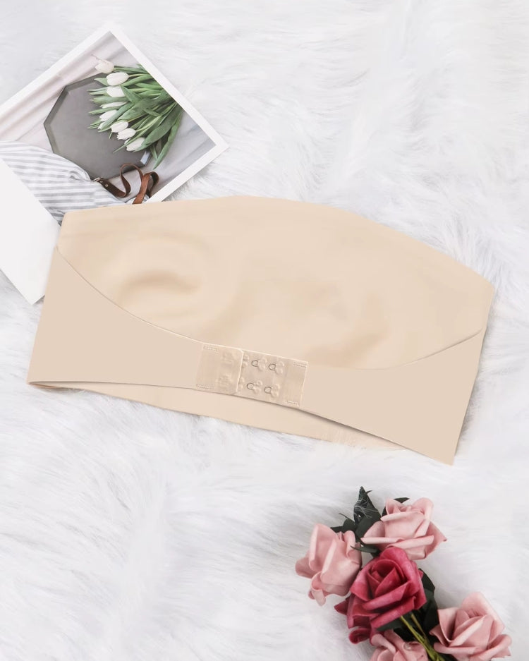 Front-Clasp Strapless Lift Bra