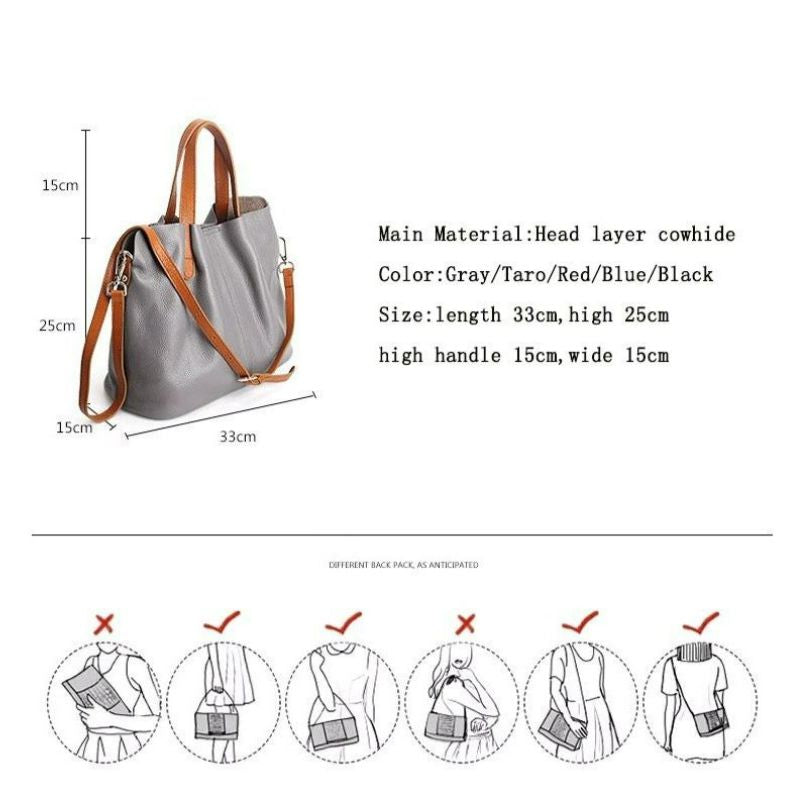 Alana - Genuine Leather Handbag