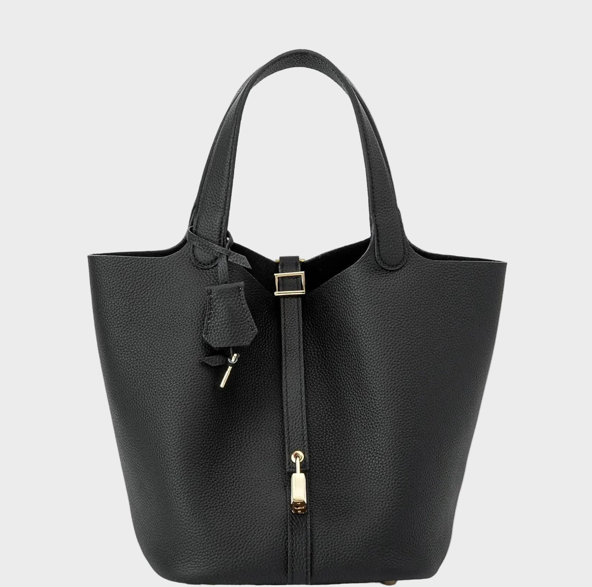 Kate - Pebbled Lock Bag