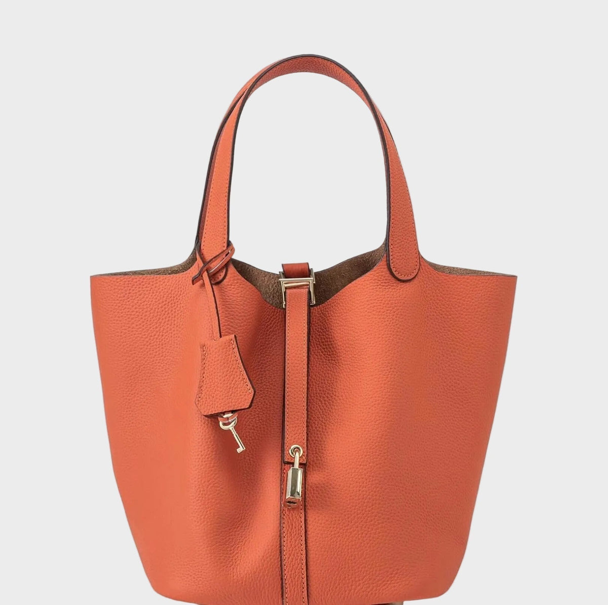 Kate - Pebbled Lock Bag