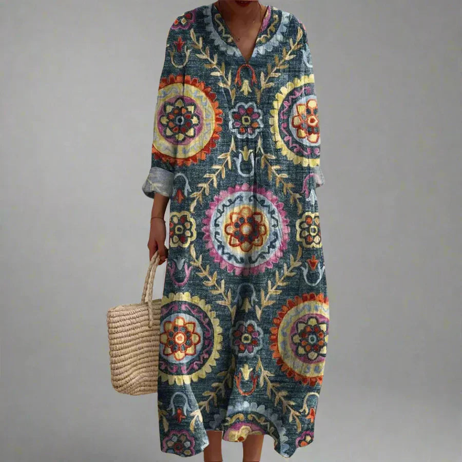 Vivienne - Geometric Print Dress