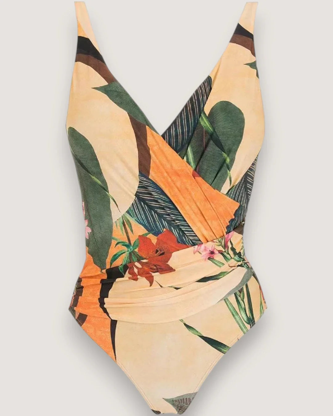 Padded One-Piece Swimsuit And Dress