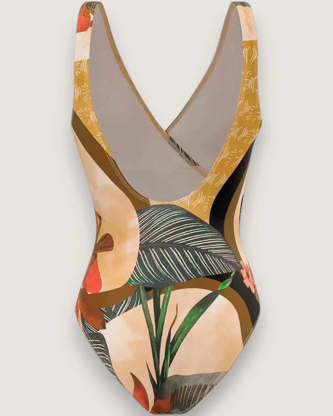 Padded One-Piece Swimsuit And Dress