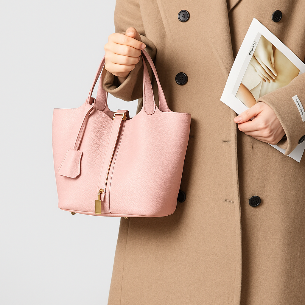 Kate - Pebbled Lock Bag