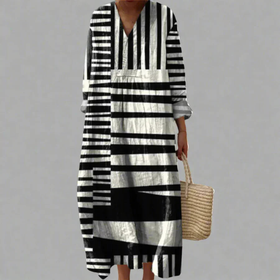Vivienne - Geometric Print Dress