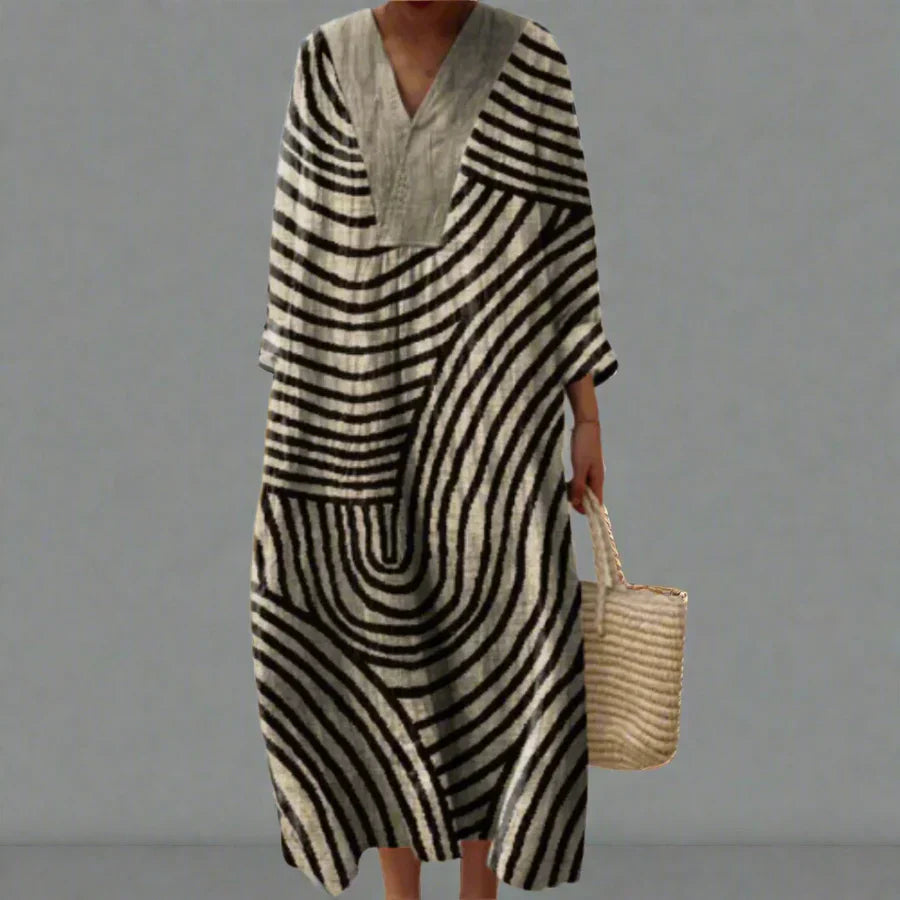 Vivienne - Geometric Print Dress