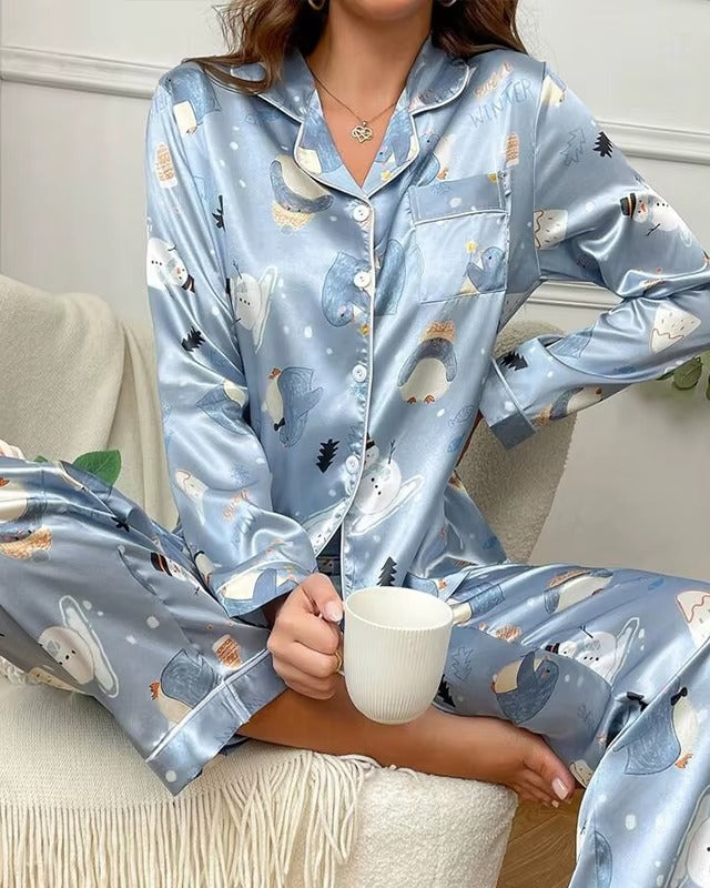 Frosty Penguin Winter Lounge Set
