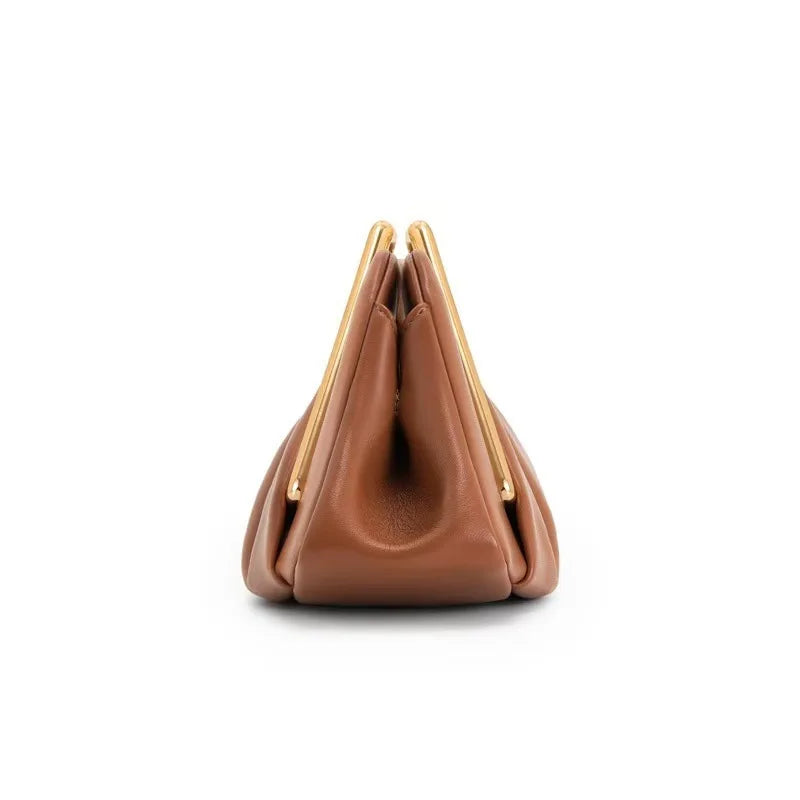 Martha - Origami Leather Clutch