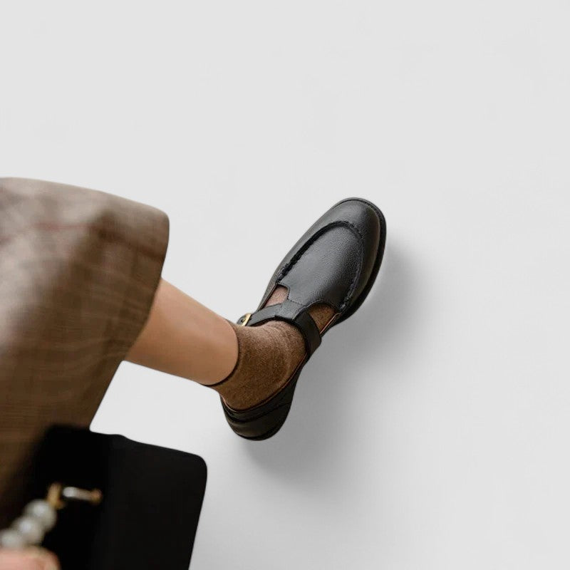 Carla - Orthopedic Square-Toe Mary Jane Shoes