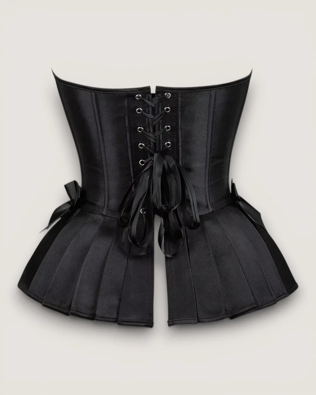 Satin Jacquard Corset Top