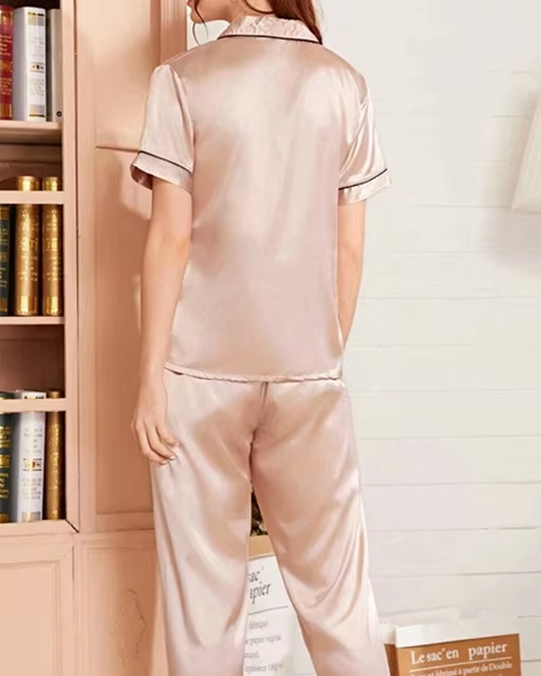 Satin Heart Pyjama Set