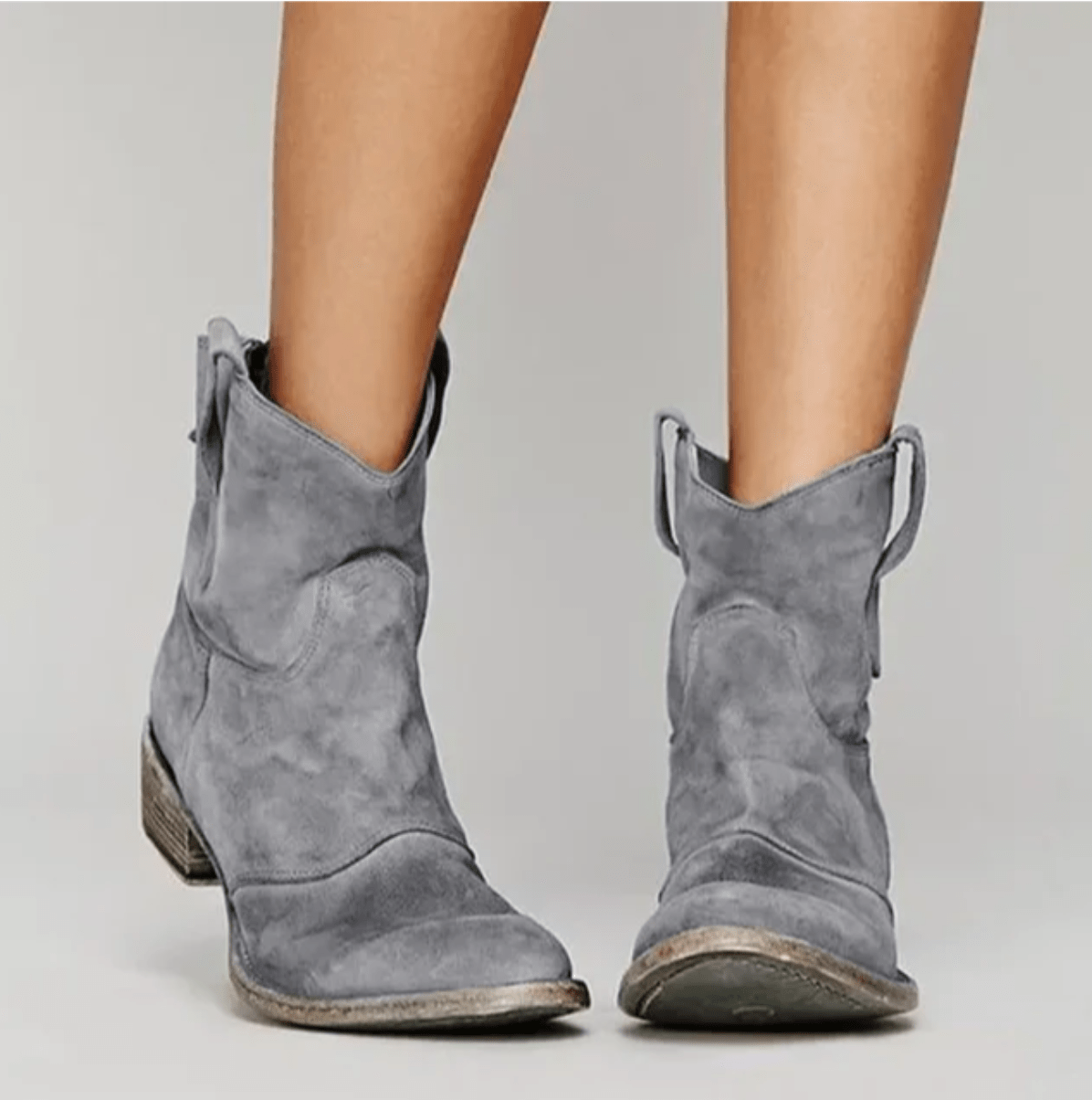 Nova - Suede Orthopedic Western Boots