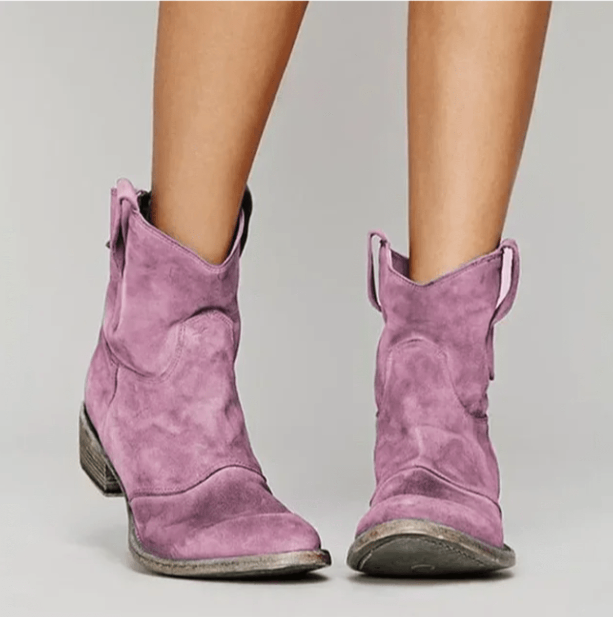 Nova - Suede Orthopedic Western Boots