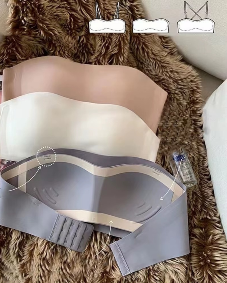 Seamless Anti-Slip Strapless Bra
