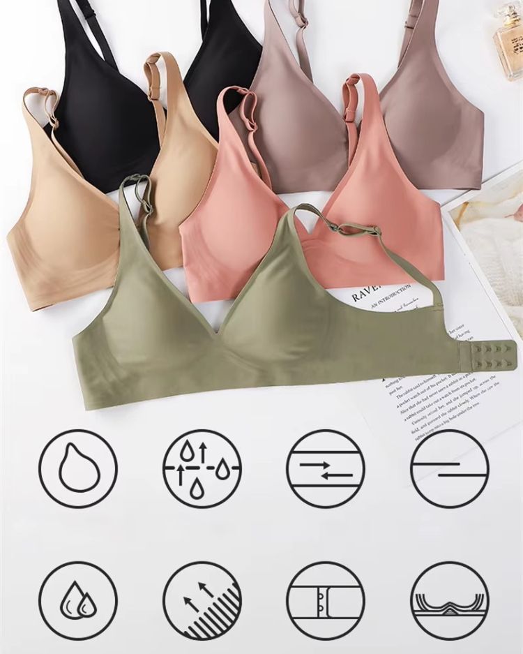 Seamless Comfort V-Neck Bra