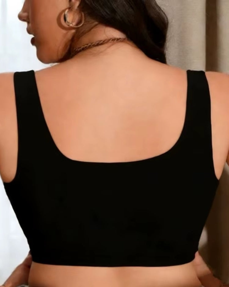 Seamless Front-Closure Minimizer Bra