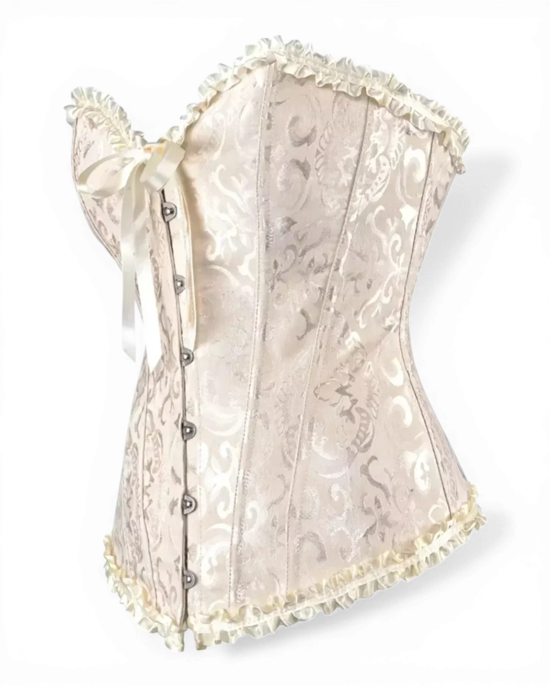 Structured Damask Corset Top