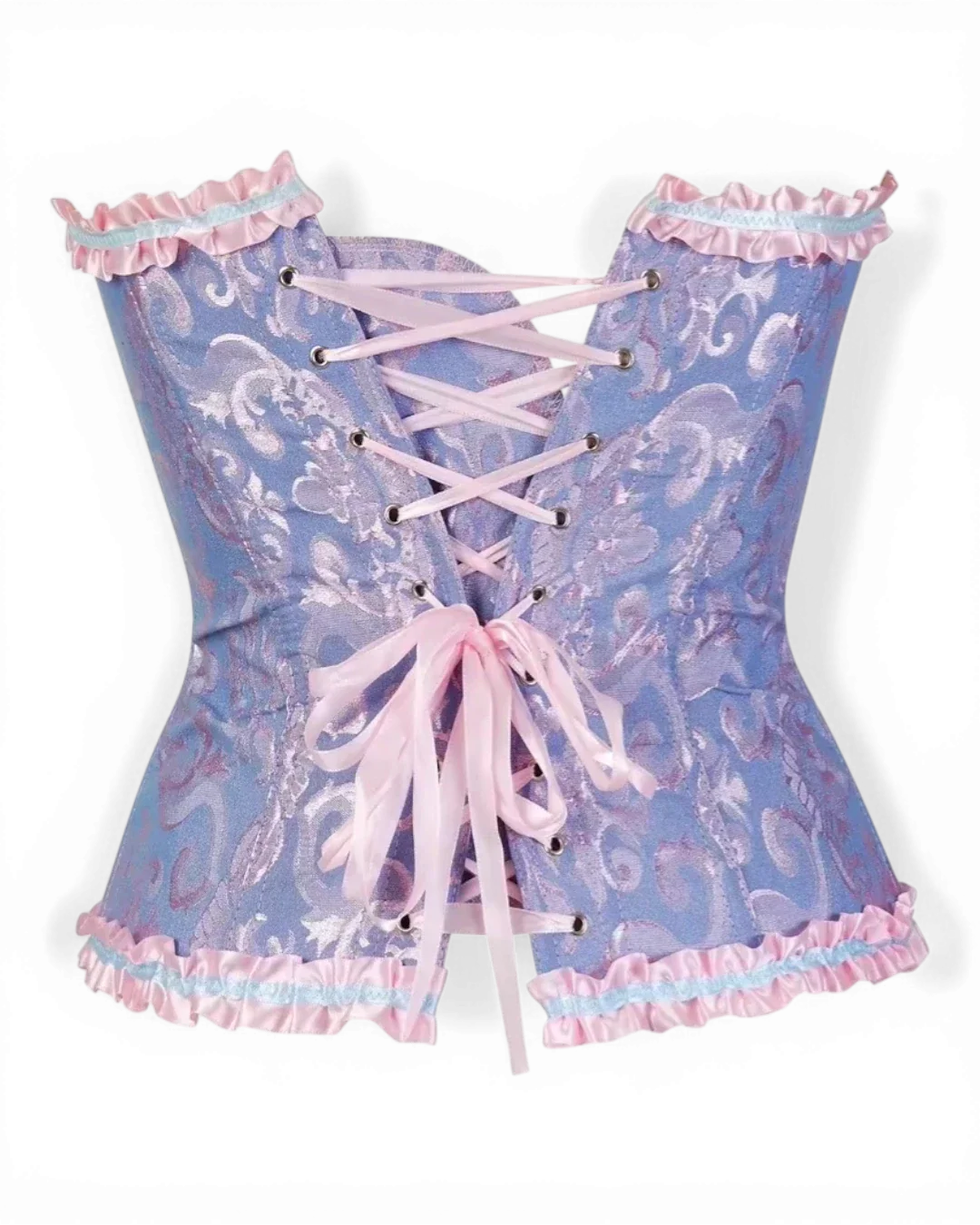 Structured Damask Corset Top