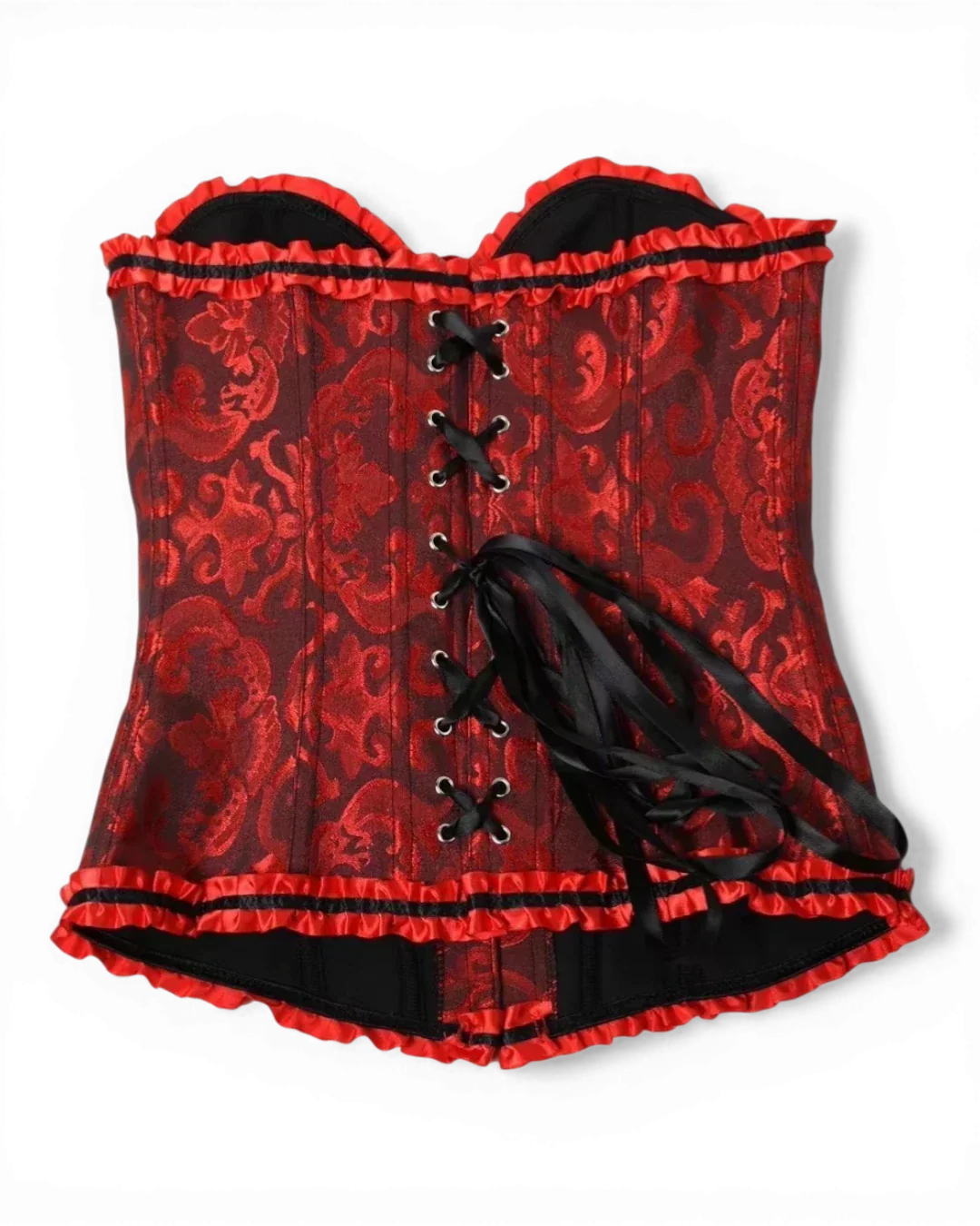 Structured Damask Corset Top