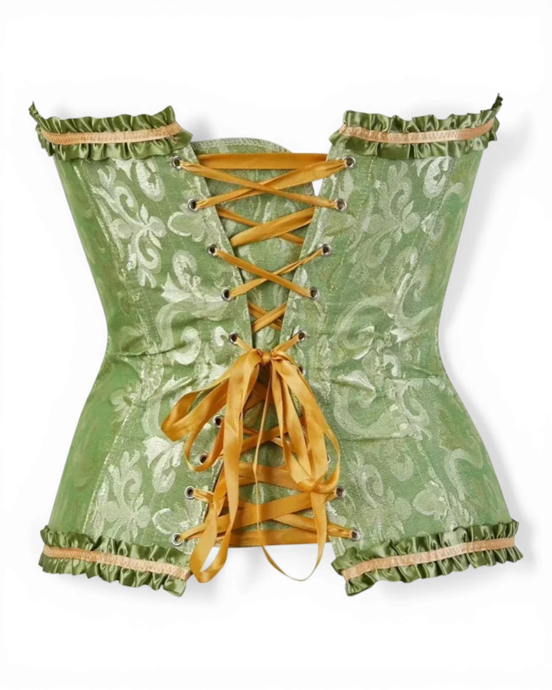 Structured Damask Corset Top