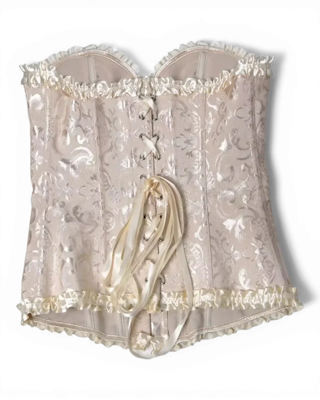 Structured Damask Corset Top