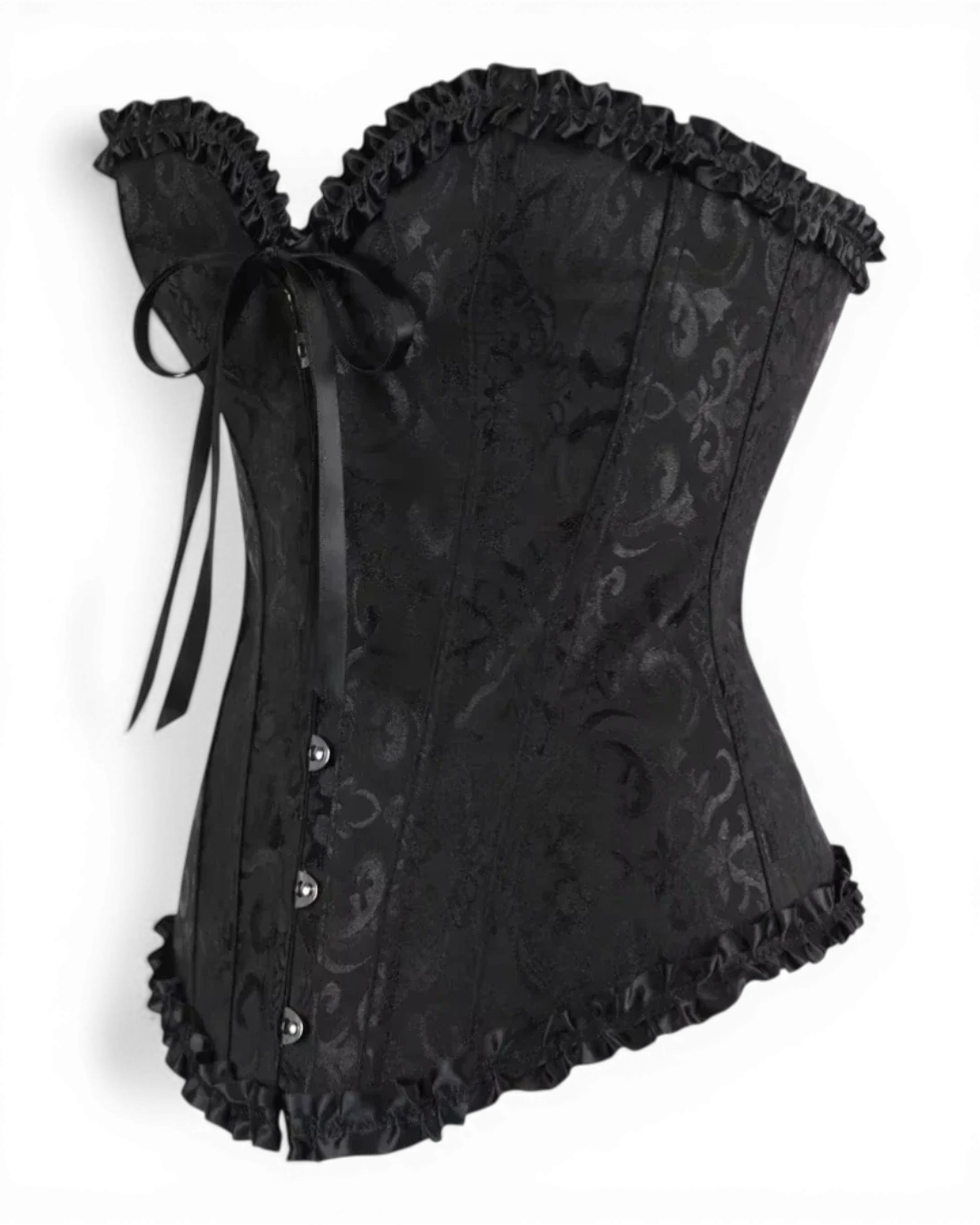 Structured Damask Corset Top