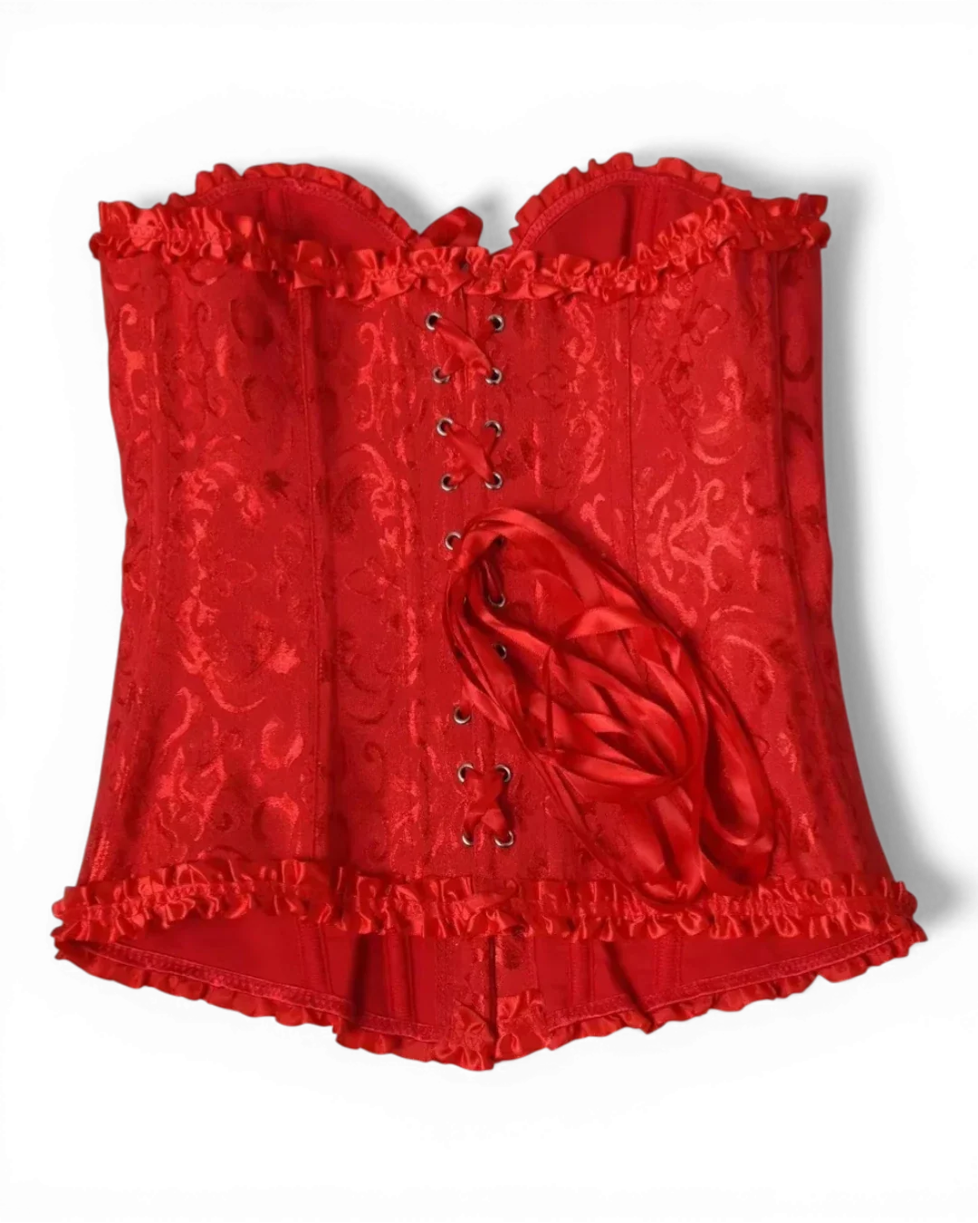 Structured Damask Corset Top