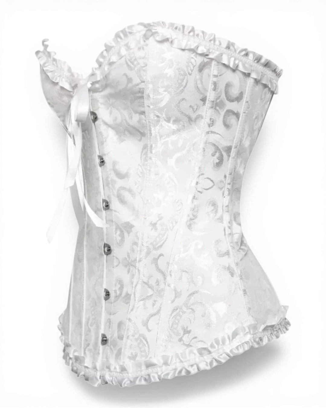 Structured Damask Corset Top