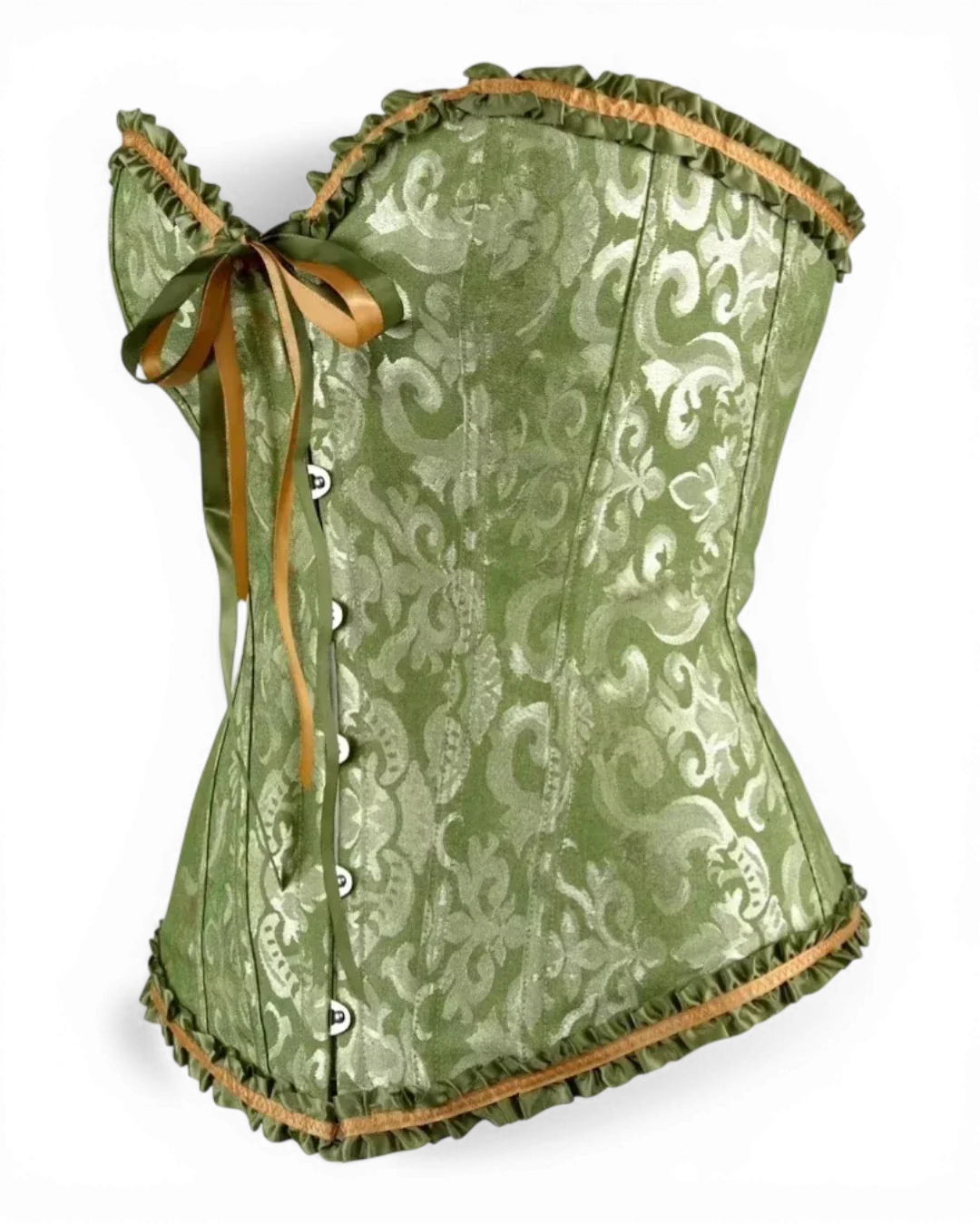 Structured Damask Corset Top