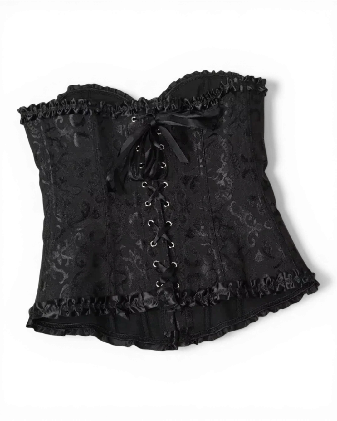 Structured Damask Corset Top