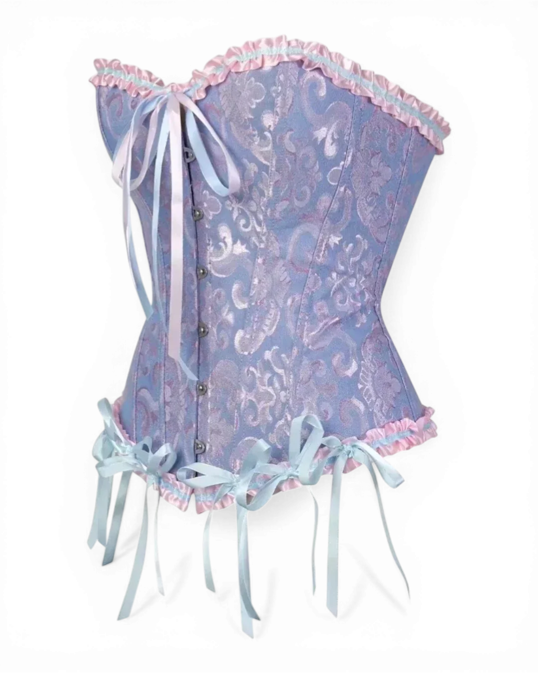 Structured Damask Corset Top
